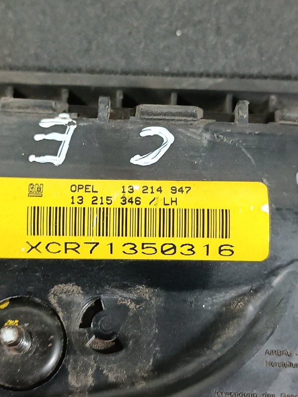 Airbag Banco Opel Signum Esquerdo 13214947