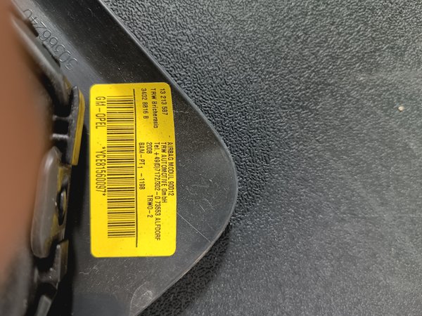 Airbag Banco Opel Corsa D Direito 13213587
