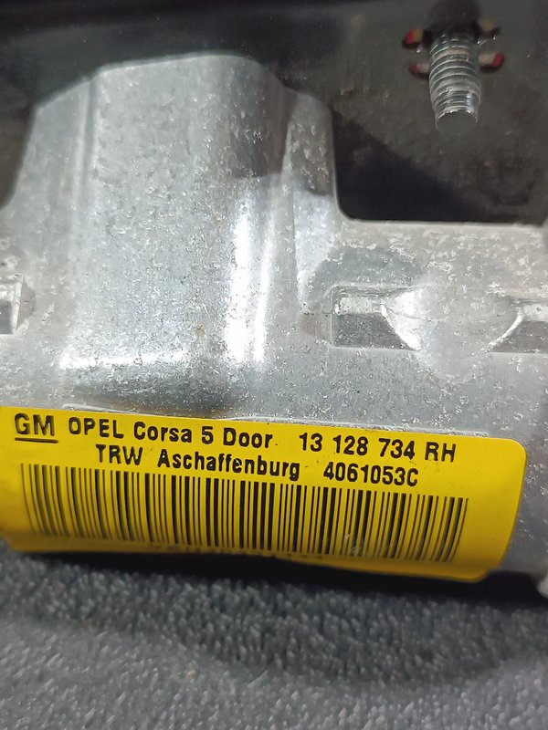 Airbag Banco Opel Corsa C Direito 13128734
