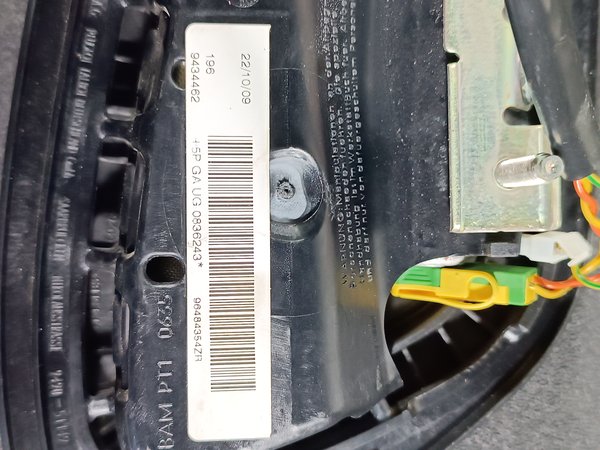 Airbag Banco Peugeot 206 Direito 96484354ZR