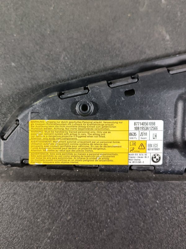Airbag Banco BMW 1 E87 Esquerdo 877140561098
