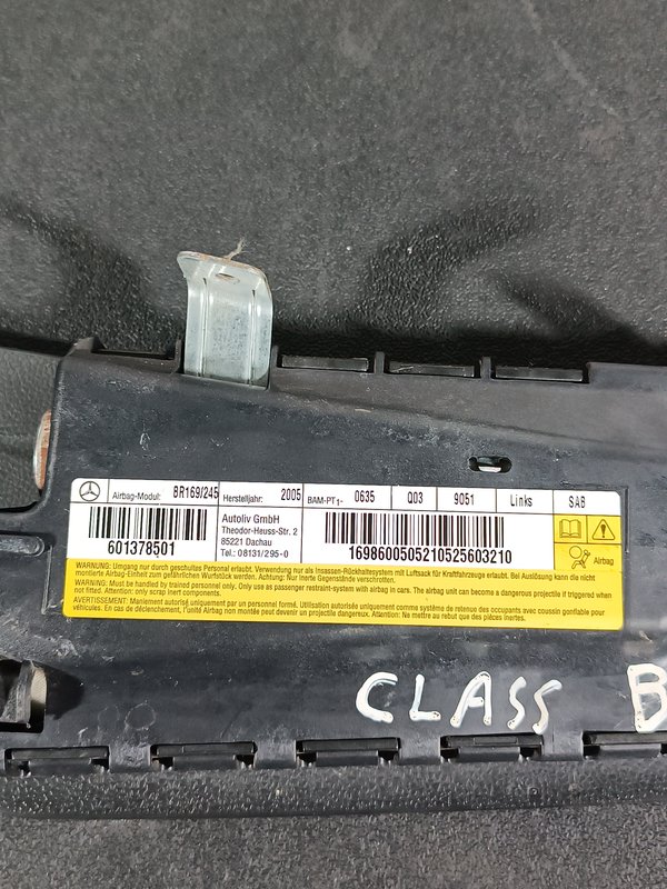 Airbag Banco Mercedes Class B W245 Esquerdo 601378501