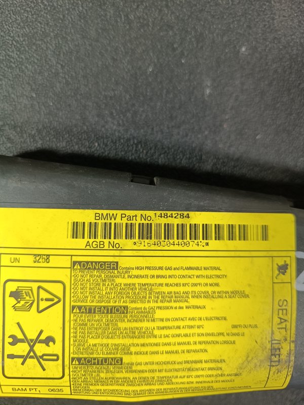 Airbag Banco Mini R50 Esquerdo 1484284