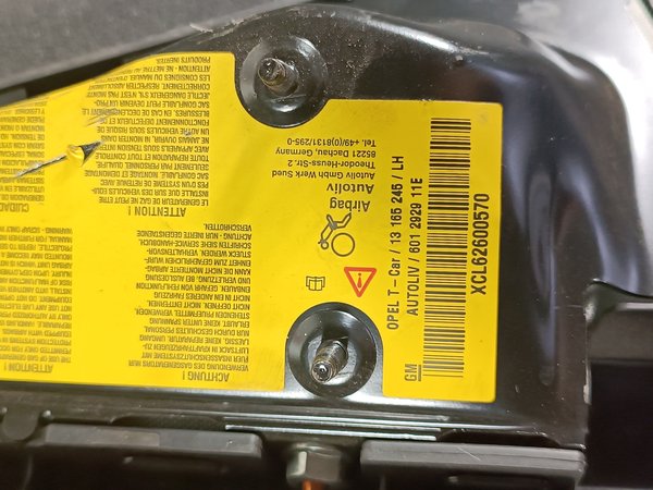 Airbag Banco Opel Zafira B Esquerdo 13165245