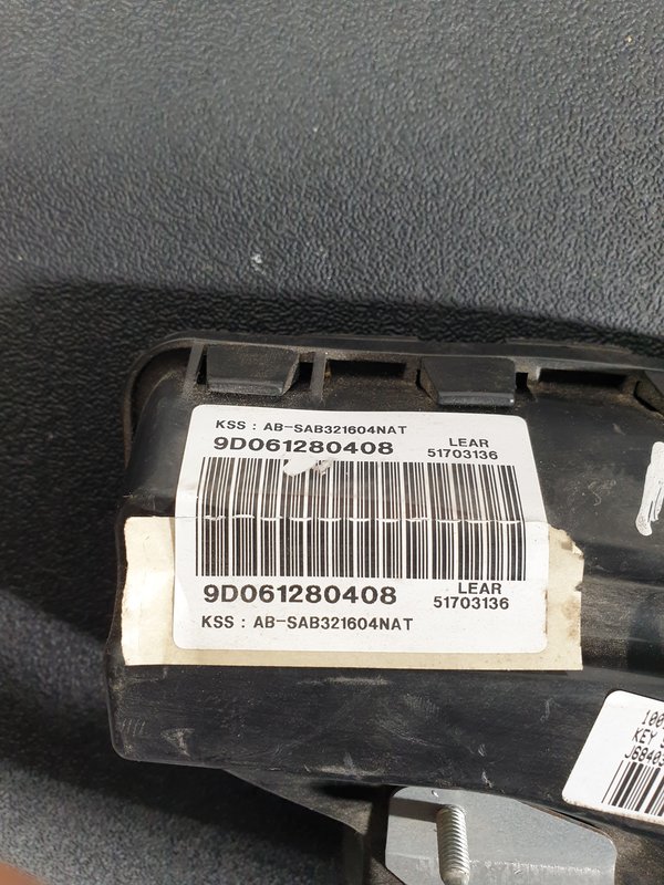 Airbag Banco Alfa Romeo Brera F.D 51703136
