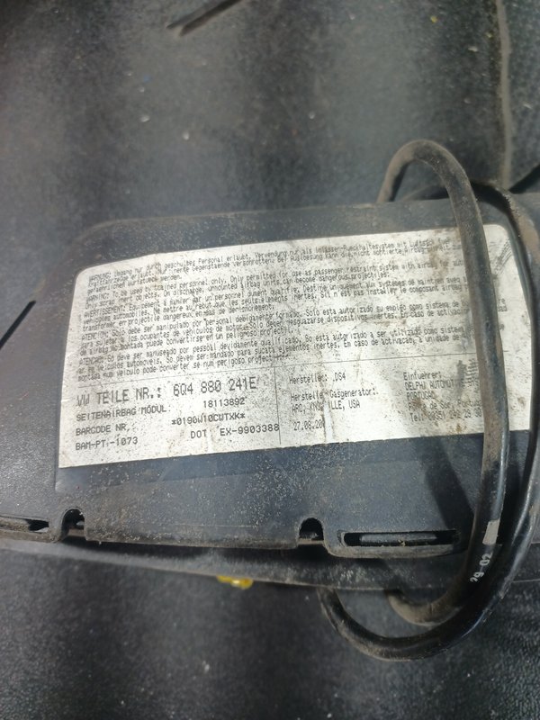 Airbag Banco Grupo VAG 6Q4880241E