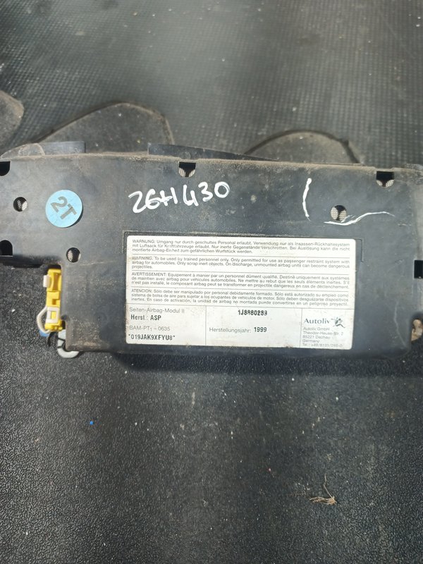 Airbag Banco Grupo VAG LATERAL ESQUERDO 1J8880239