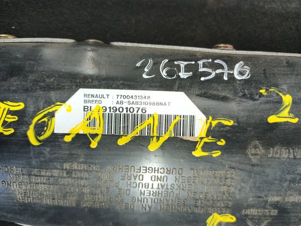Airbag Banco RENAULT MEGANE I ESQUERDO 7700431348