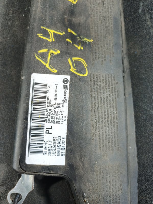 Airbag Banco AUDI A4 DIREITO 8E0880242M