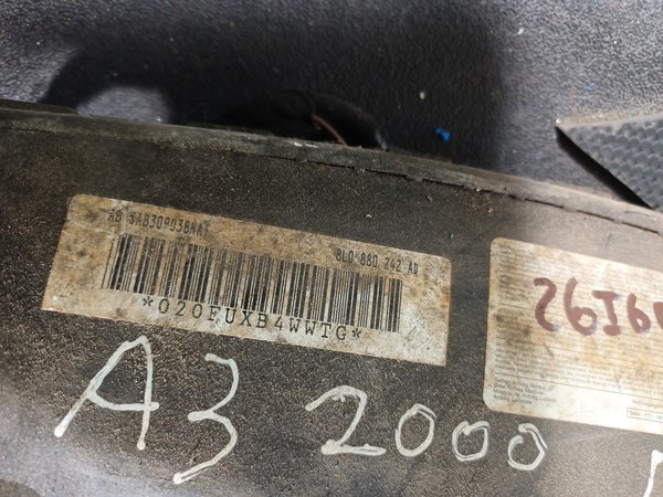 Airbag Banco AUDI A3 DIREITO 8L0880242AD