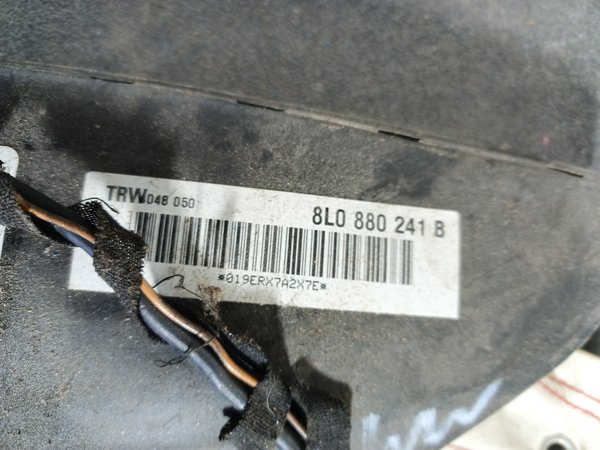 Airbag Banco AUDI A4 ESQUERDO 8L0880241B