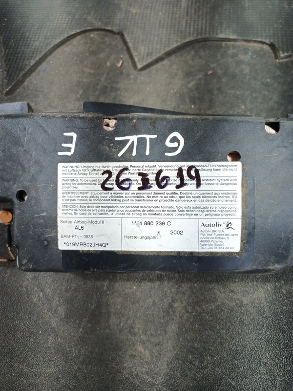 Airbag Banco VW GOLF IV ESQUERDO 1M4880239C