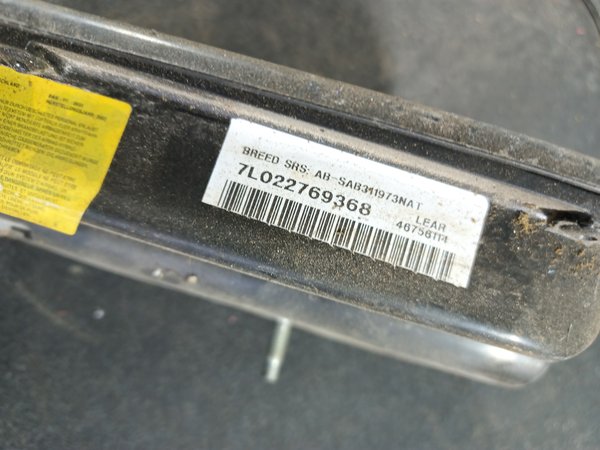 Airbag Banco ALFA ROMEO 147 ESQUERDO 46756114