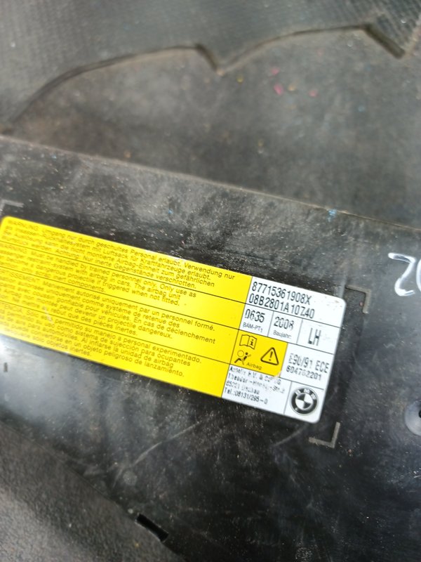 Airbag Banco BMW S3 E90 ESQ 8771536198X
