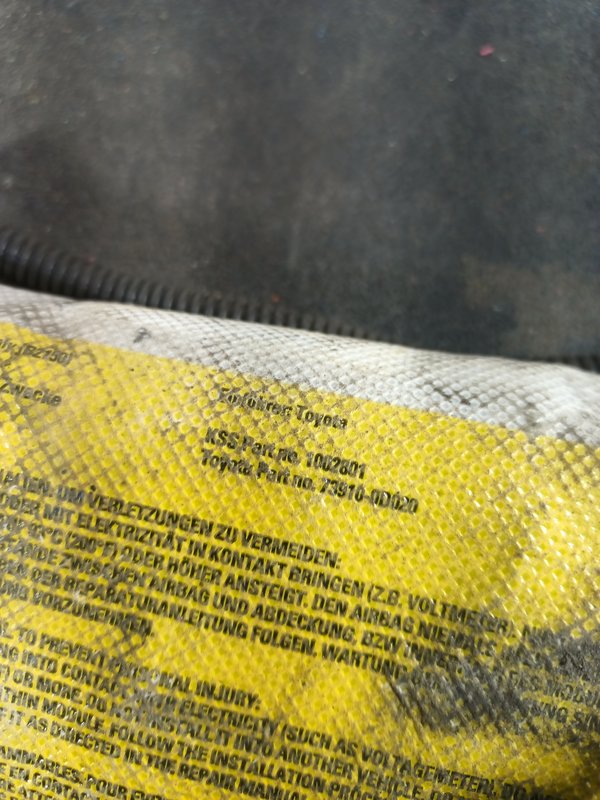 Airbag Banco TOYOTA YARIS II FRENTE DIR 73910-0D020