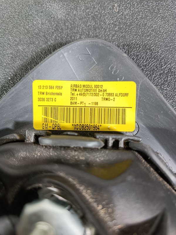 Airbag Banco Opel Corsa D Esquerdo 13213584