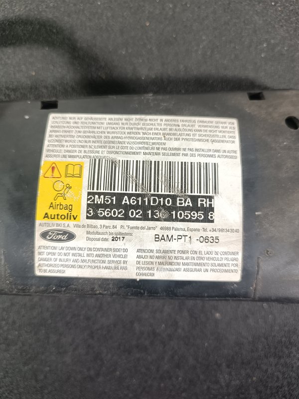 Airbag Banco Ford focus I 2M51-A611D10-BA