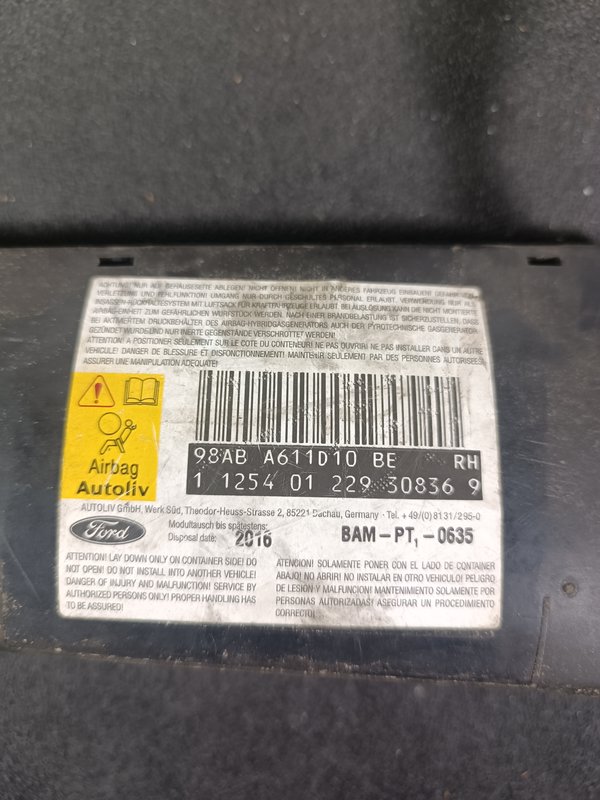 Airbag Banco Ford Focus I Carinha 98ABA611D10BE