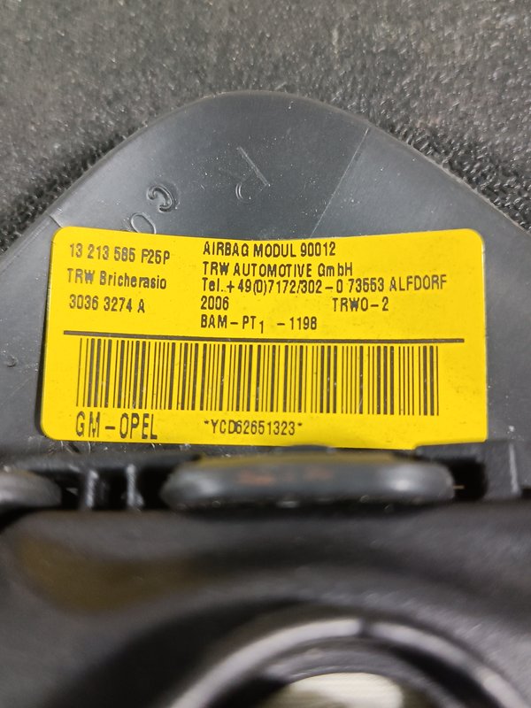 Airbag Banco OPEL Corsa D Direito 13213585