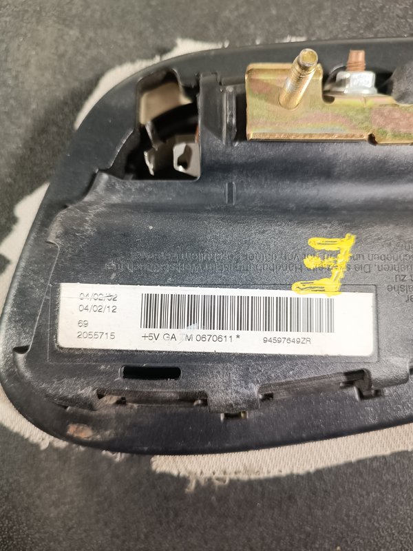 Airbag Banco Peugeot 206 Van 94597649ZR