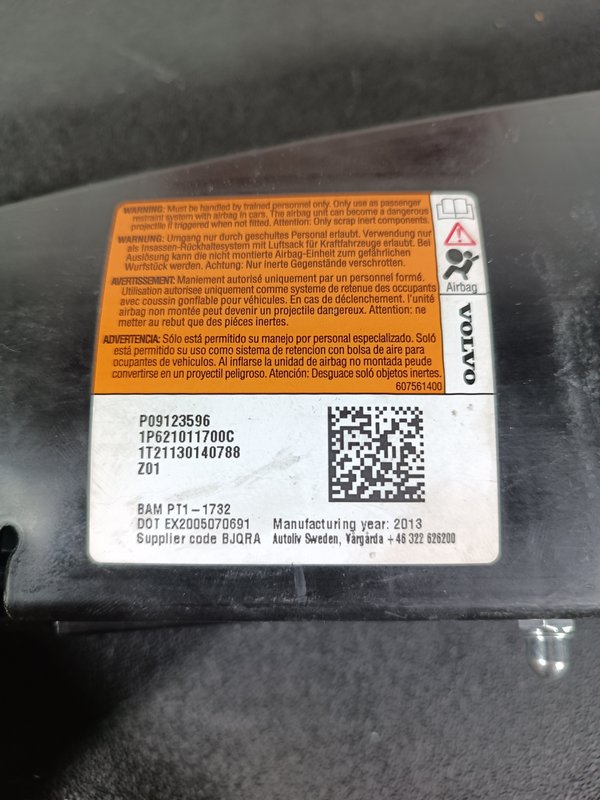 Airbag Banco Volvo V40 P09123596