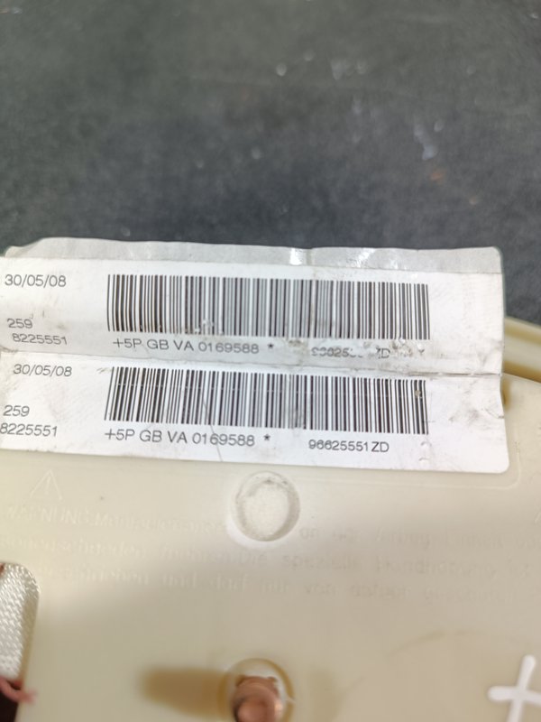Airbag Banco Peugeot 407 Direito 96625551ZD