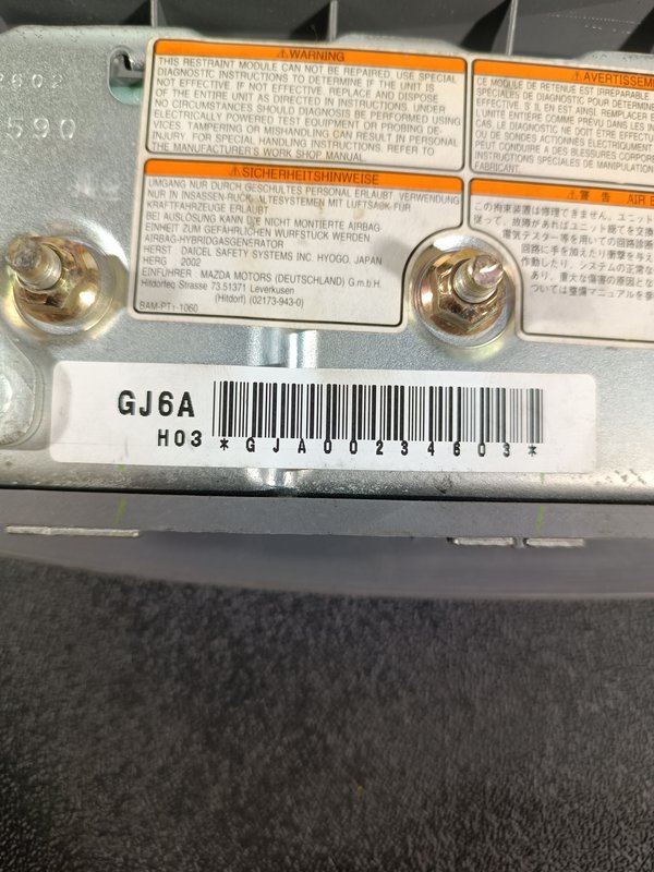 Airbag Banco Mazda 6 Sedan Direito GJ6AH03