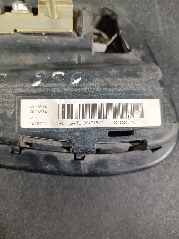 Airbag Banco Peugeot 206 Direito 96498617ZR