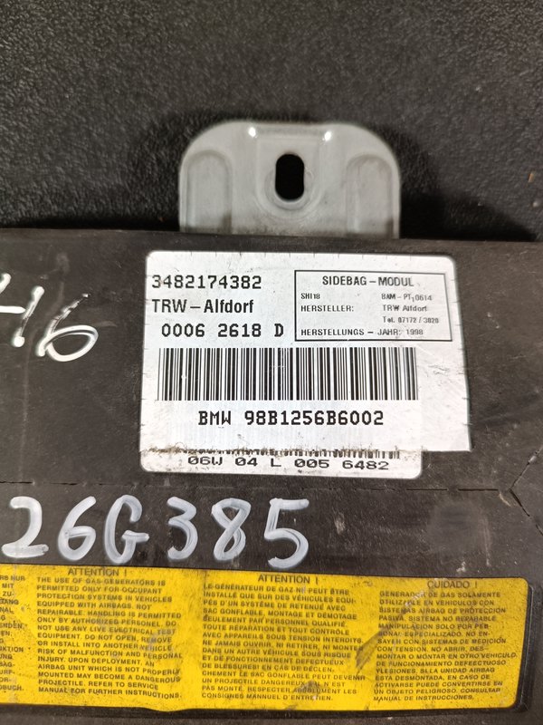 Airbag Porta BMW 3 E46 Direito 06W04L0056482
