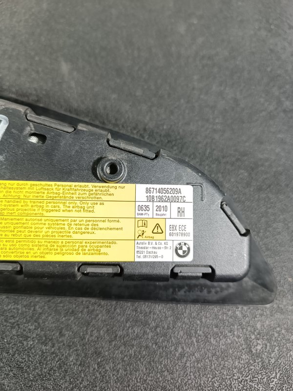 Airbag Banco BMW 1 E 81 Direito 86714056209A