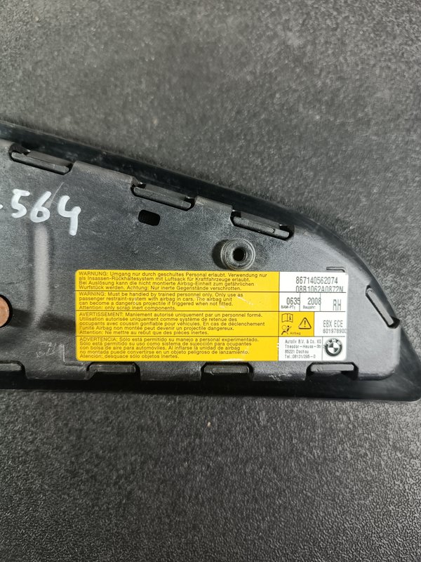 Airbag Banco BMW E81 Direito 867140562074