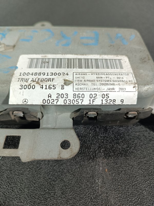 Airbag Banco Mercedes W 211 A2038600205