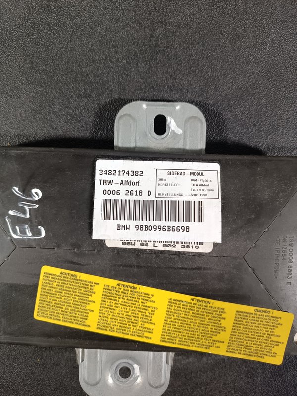 Airbag Porta BMW Serie 3 E46 F.D 3482174382