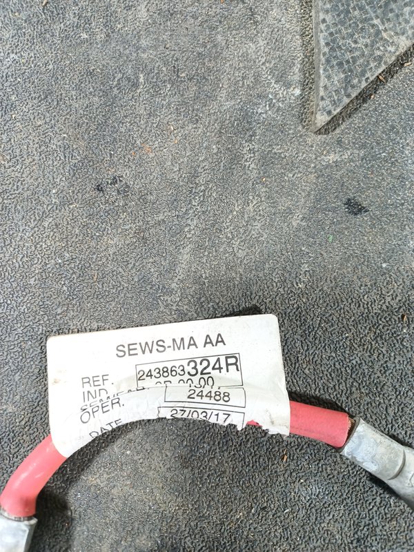 Instalacao Eletrica do Motor RENAULT MEGANE 243863324R