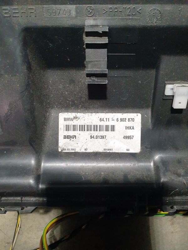 Outros Componentes BMW Sofagem E46 6902870