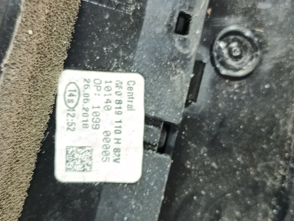 Conduta de ar Tablier SEAT 6F0819110H
