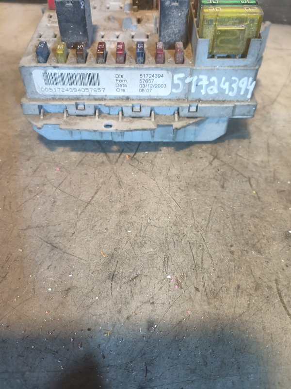 Caixa de Fusiveis FIAT 51724394