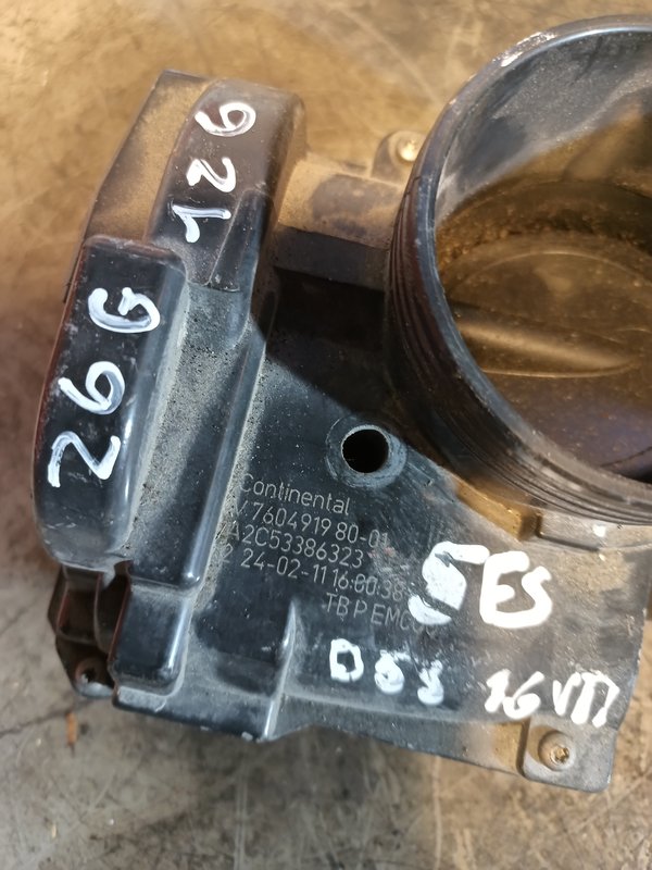 Borboleta Admissao PSA 1.6 VTI A2C53386323