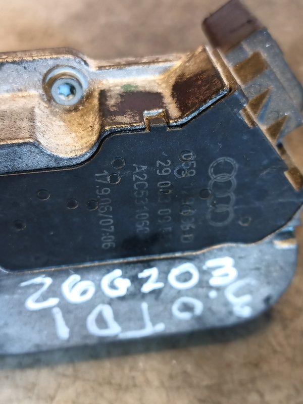 Borboleta Admissao VAG AUDI VW SEAT SKODA 059129086D