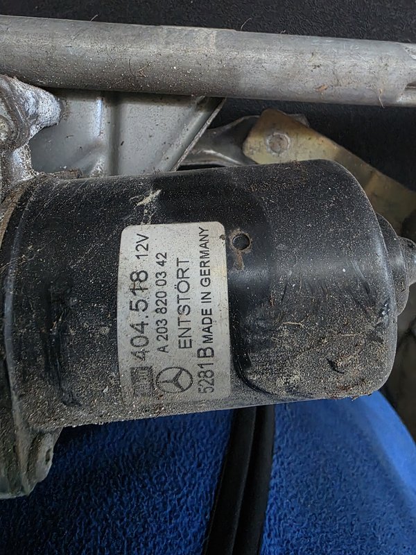 Motor Limpa Para Brisas Mercedes W203 A2038200342