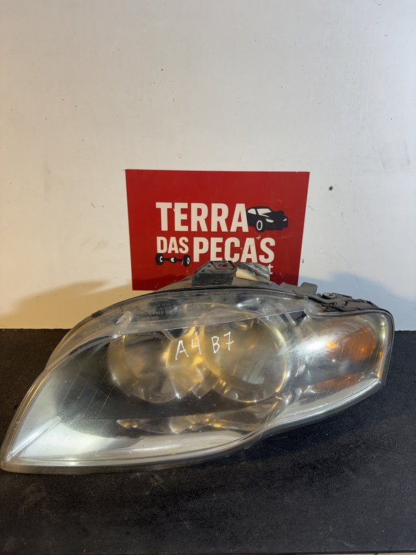 Farol Frontal Audi A4 B7 Esquerdo 8E0941003AJ