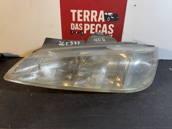 Farol Frontal Peugeot 406 Esquerdo 9616251380