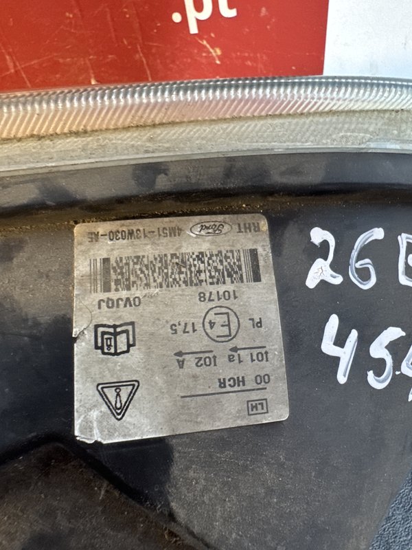 Farol Frontal Ford Focus II Esquerda 4M51-13W30-AS
