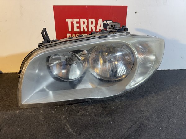 Farol Frontal BMW E81 Esquerdo 6924485-13 fundi cinza