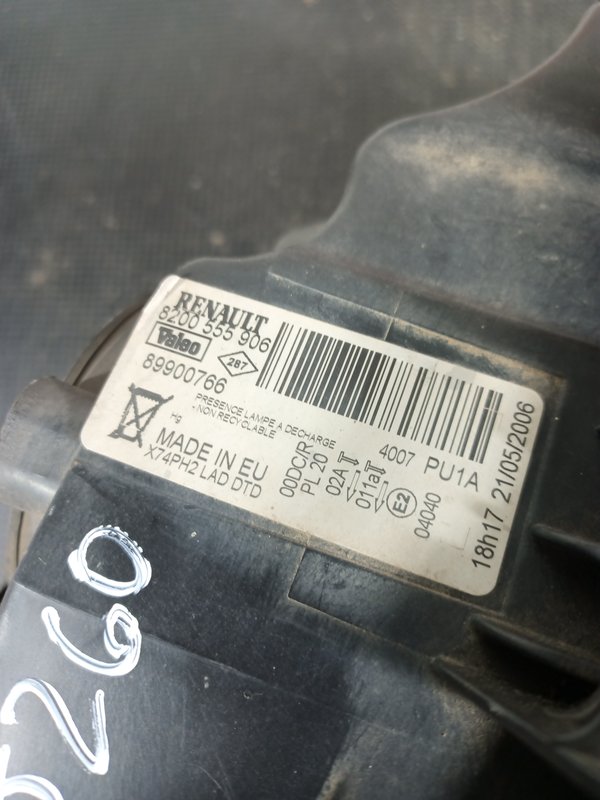 Farol Frontal RENAULT Laguna II Fase II 8200555906