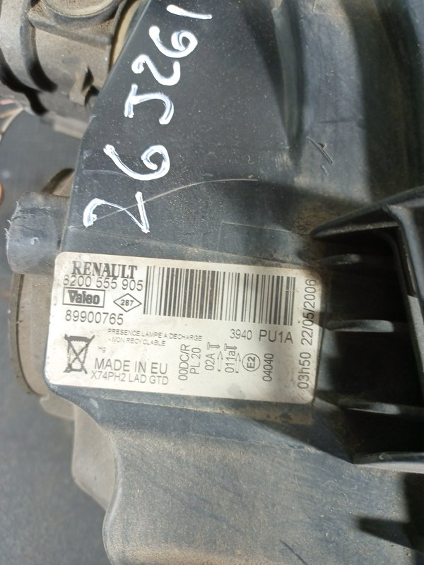 Farol Frontal RENAULT Laguna II Fase 2 8200555905