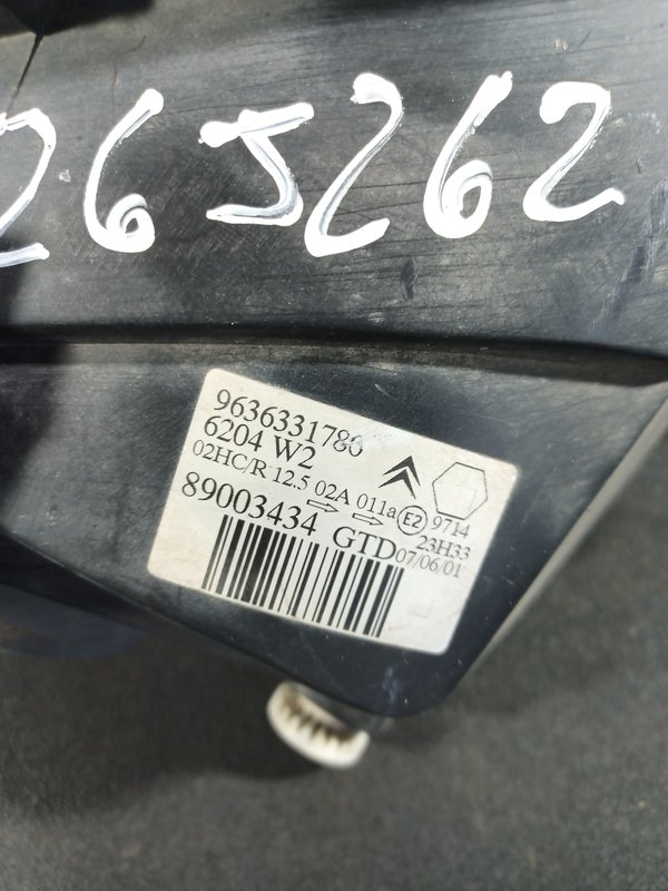 Farol Frontal CITROEN Saxo FASE 2 Esquerdo 9636331780