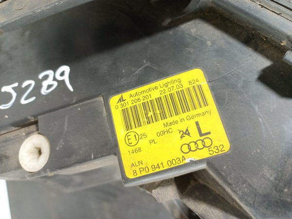 Farol Frontal AUDI A3 8P Esquerdo 8P0941003A