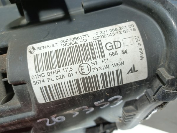 Farol Frontal RENAULT MEGANE III ESQ 260605817R
