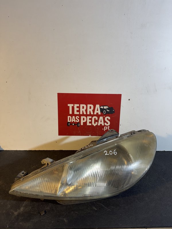 Farol Frontal Peugeot 206 Esquerdo 9640559580